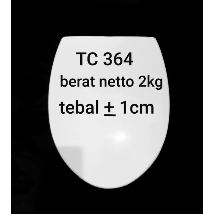 tutup kloset tebal model toto TC 364, TC 365, TC 3645 - MULTY, pilih varian