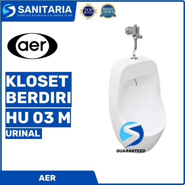 Kloset Berdiri/ Urinoir/ Walll Standing Urinal Hu 03 M Aer