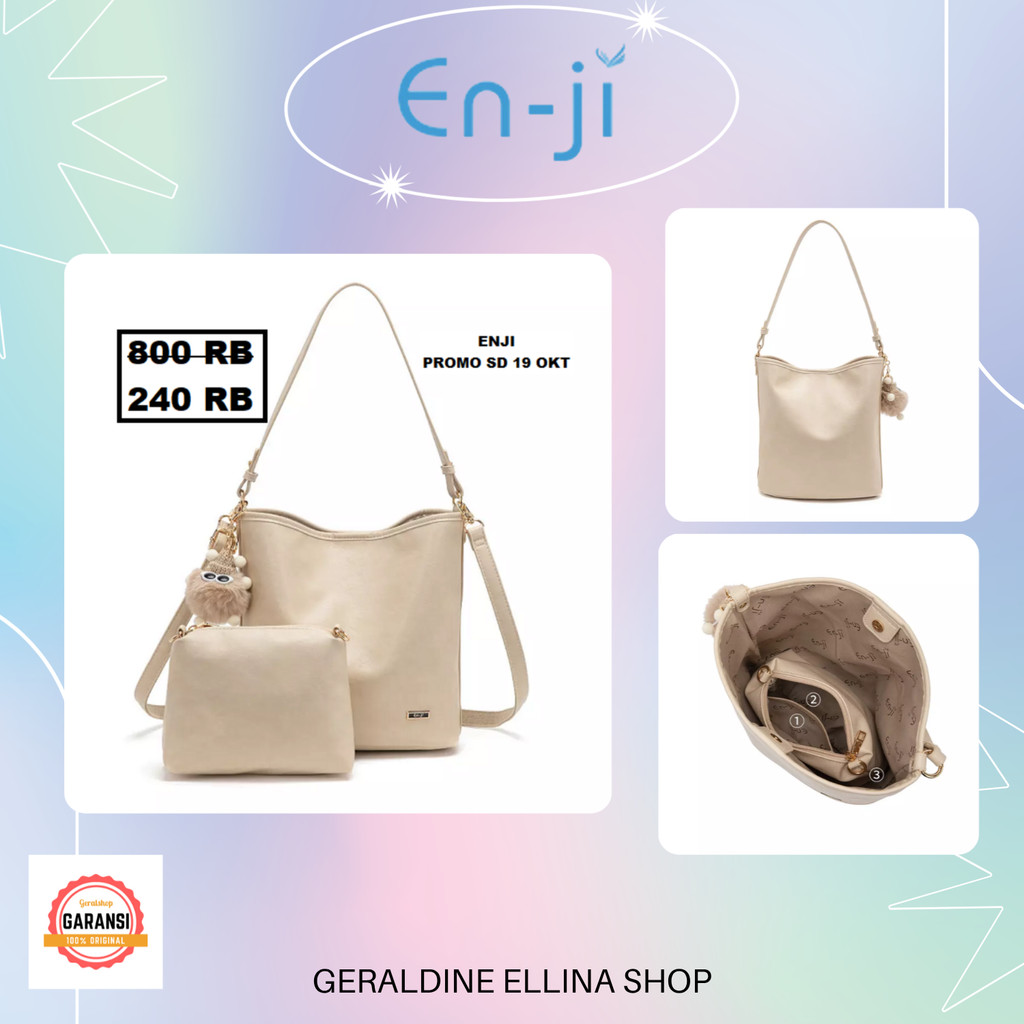 Tas ENJI Wanita  ORIGINAL SALE shoulder bag seri HONGSU