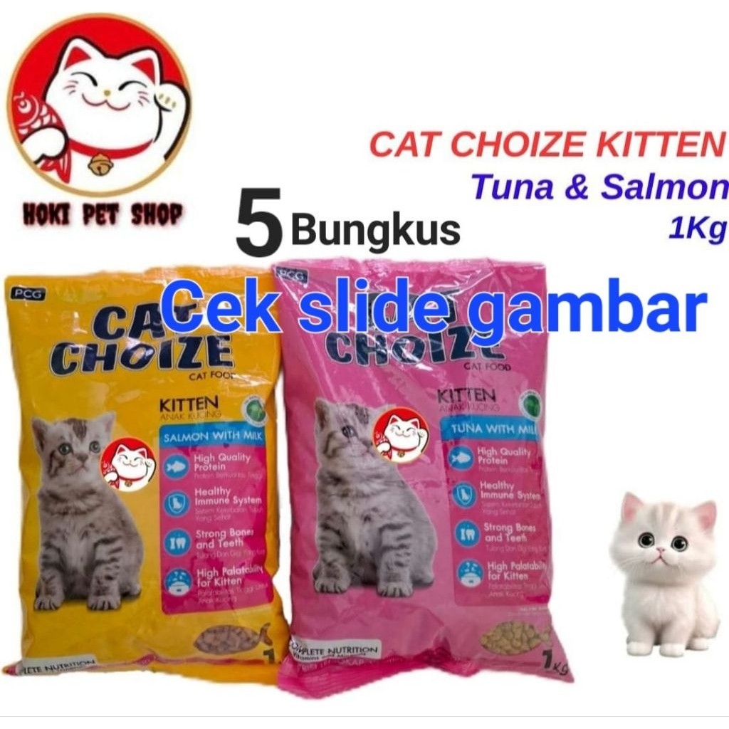 HALHIMAH CAT CHOIZE KITTEN 5 BUNGKUS ( 5 KG )