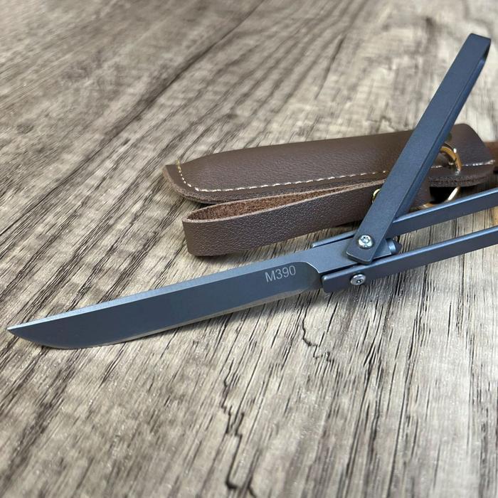 Pisau Lipat Ramping EDC Trifold Pocket Knife