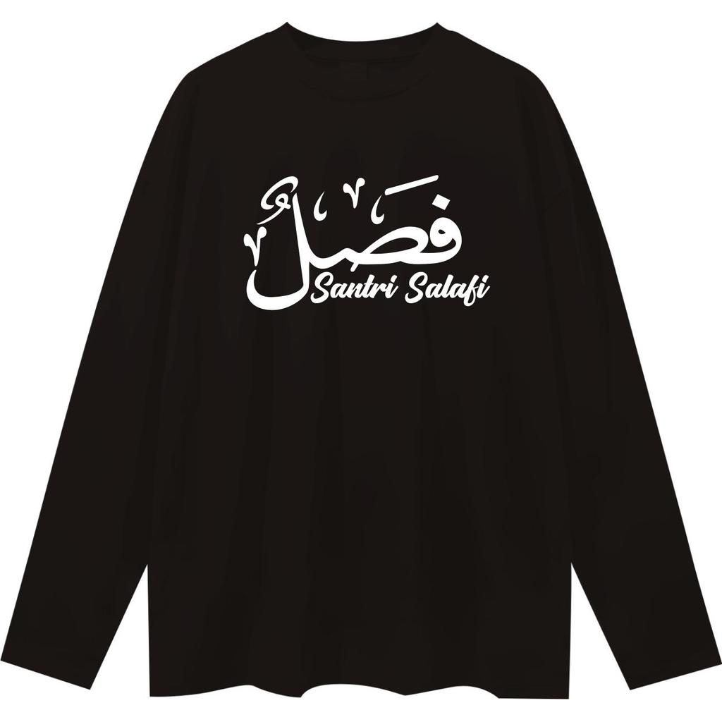 Ind Jk KAOS SALAFI LENGAN PANJANG KAOS SANTRI KAOS SANTRIWATI KAOS PRIA TSHIRT WANITA Santai Crew Ne