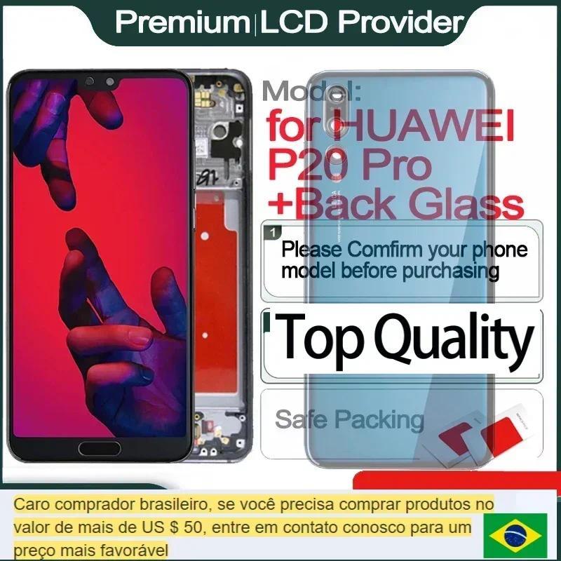 Original  functions LCD with Frame Replacement for HUAWEI P20 Pro, Tou Screen, splay with Back Glass