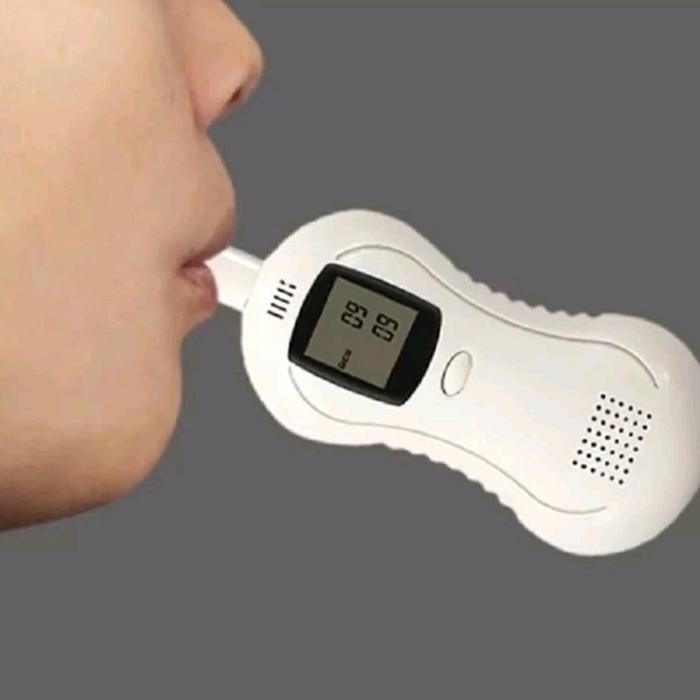 Alat Tester Nafas Kadar Alkohol Alcohol Tester Breath Analyzer Detector Breathalyzer Alcoholic Meter