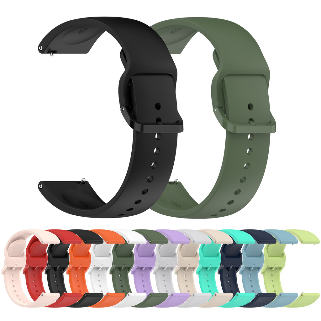 22mm Silicone Strap For Fossil gen 6 5E 5 44mm /Gen5 LTE 45mm Wat- Bracelet For Fossil Gen 5 Carlyle