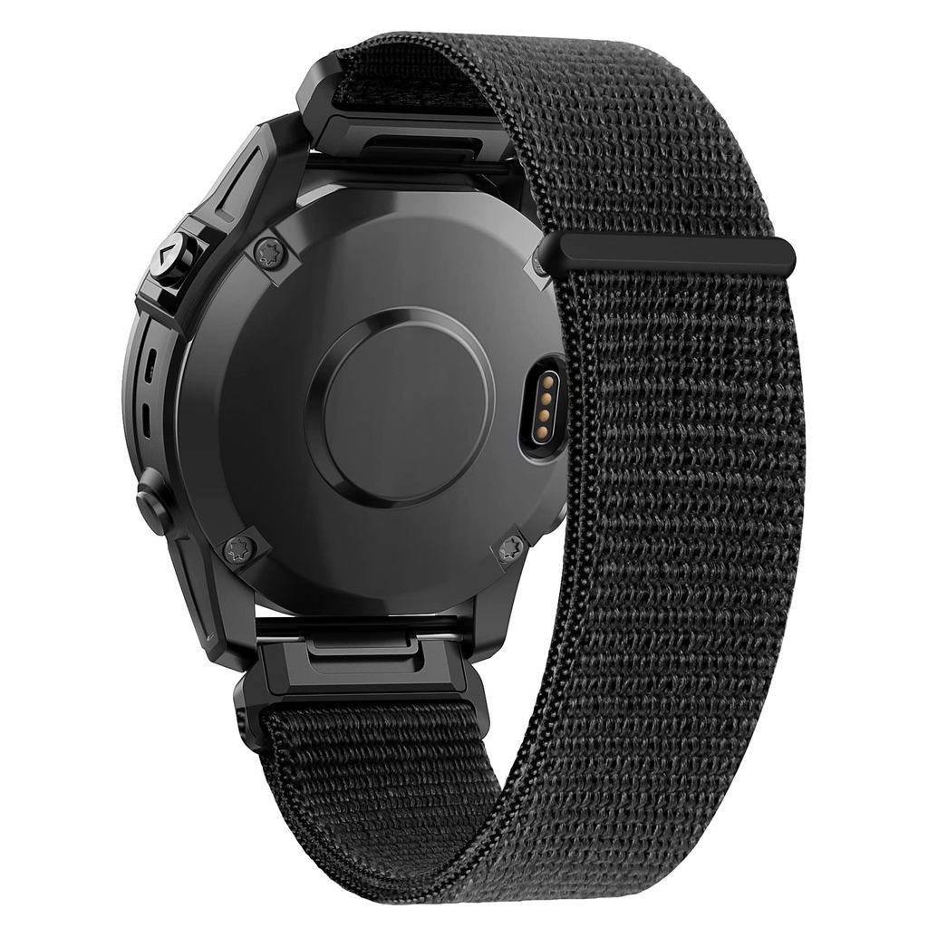 20mm 22mm 26mm Nylon Breathable Strap Applicable for Garmin Fenix 7X/Fenix6X/Fenix 7/ Fenix 6/Fenix 