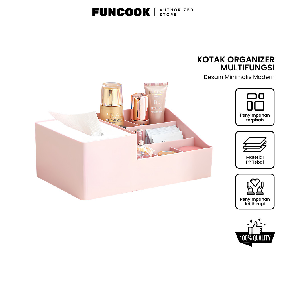 Laci Meja Serbaguna – Rak Penyimpanan Aksesoris & Alat Tulis Aesthetic Multifungs