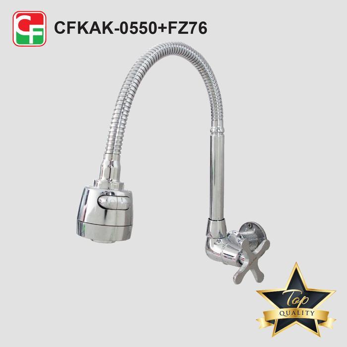 Paket 3 Kran Kuningan (Keran Angsa | Cabang | Tembok) Carlo Fiotini