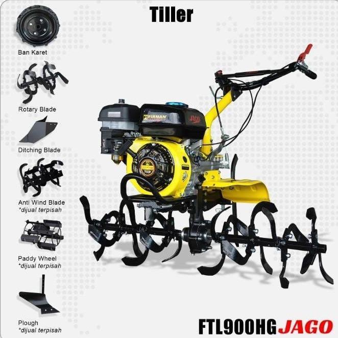 Mesin Traktor Mini Cultivator FIRMAN FTL900HG JAGO Bajak Sawah Mini