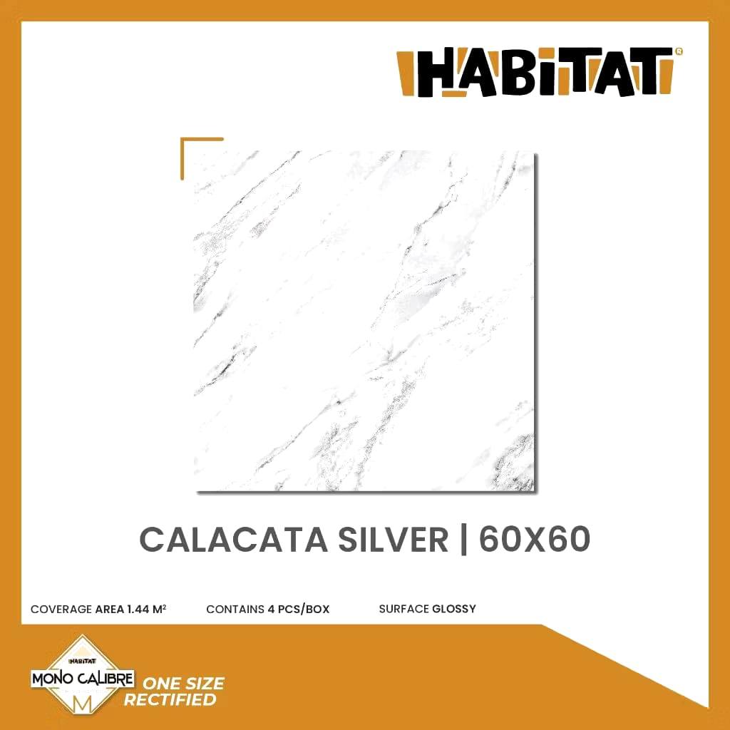 keramik Habitat 60x60 Calacata silver