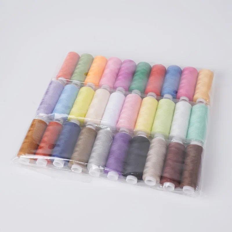 DIY Hand Sewing Thread Sewing Thread Set Accessories Polyester Sewing Thread 30 Color Small Roll Hom