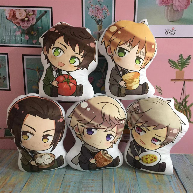 10cm Mini Axis Powers Hetalia Anime Plush Pent - Feliciano Vargas Arthur Kirkland Ivan Stuffed Toy B