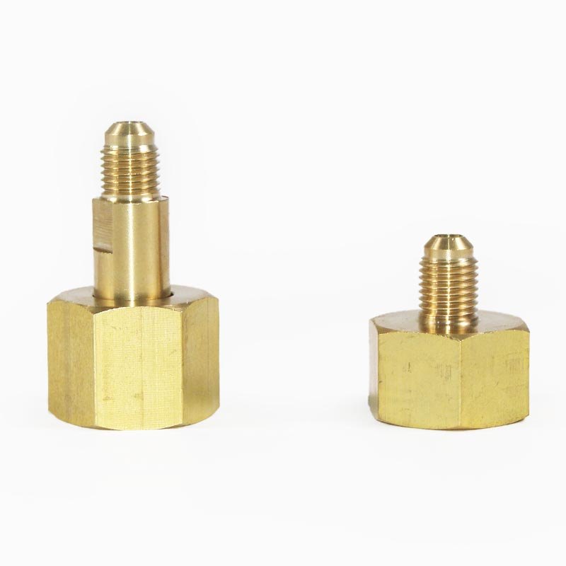 brass fitting adapter Air conditioning nitrogen bottle adapter Fluorine Pipe G5/8 to SAE1/4 cap
