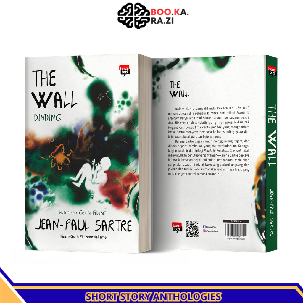 Kumpulan Cerpen : The Wall (Dinding Kisah-kisah Eksistensialisme) - Jean-Paul Sartre - Penerbit Basa