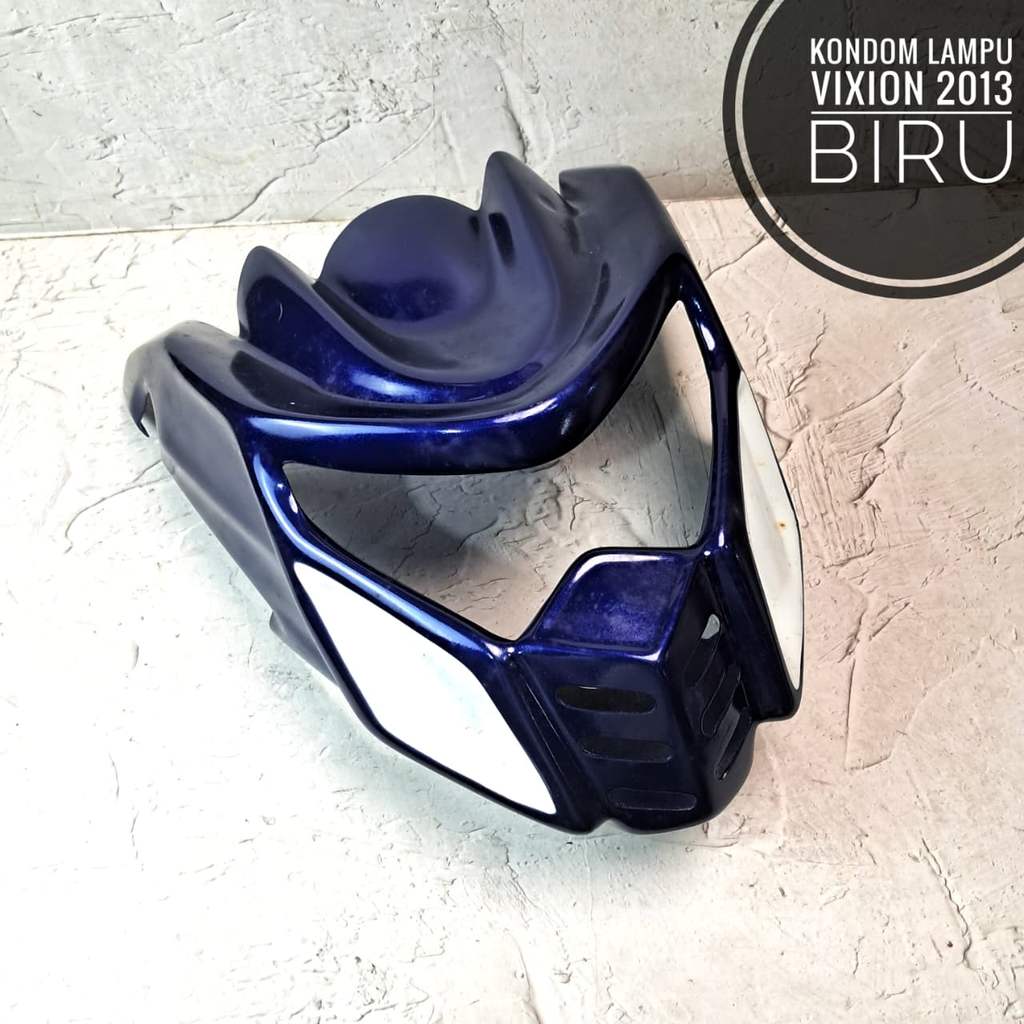 Kondom Lampu cover Vixion 2013 2014 Biru