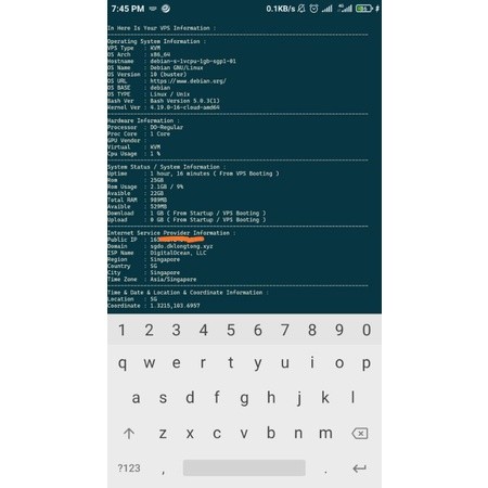 VPS - SG (Siap Buat Jualan SSH) Include Script Premium