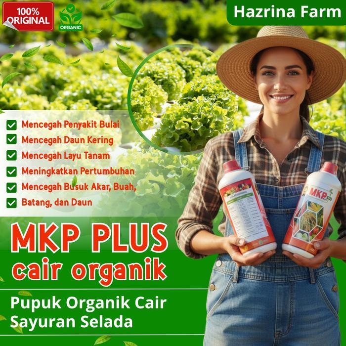 Pupuk MKP Biogest Cair 1000ml | Pupuk Cair Penyubur & Peningkat Hasil Panen Tanaman Selada | Mengand