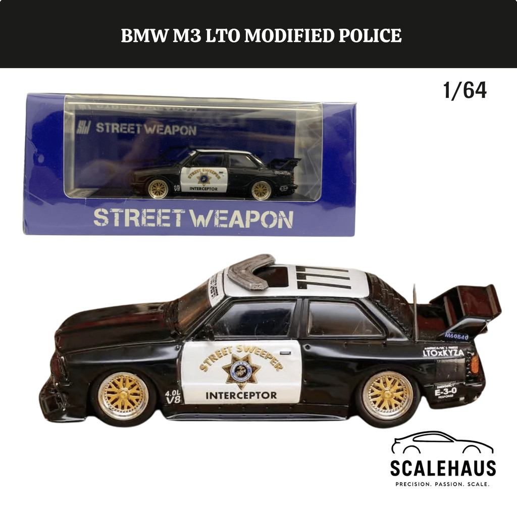 Street Weapon 1/64 BMW M3 LTO Modified Police Ver.