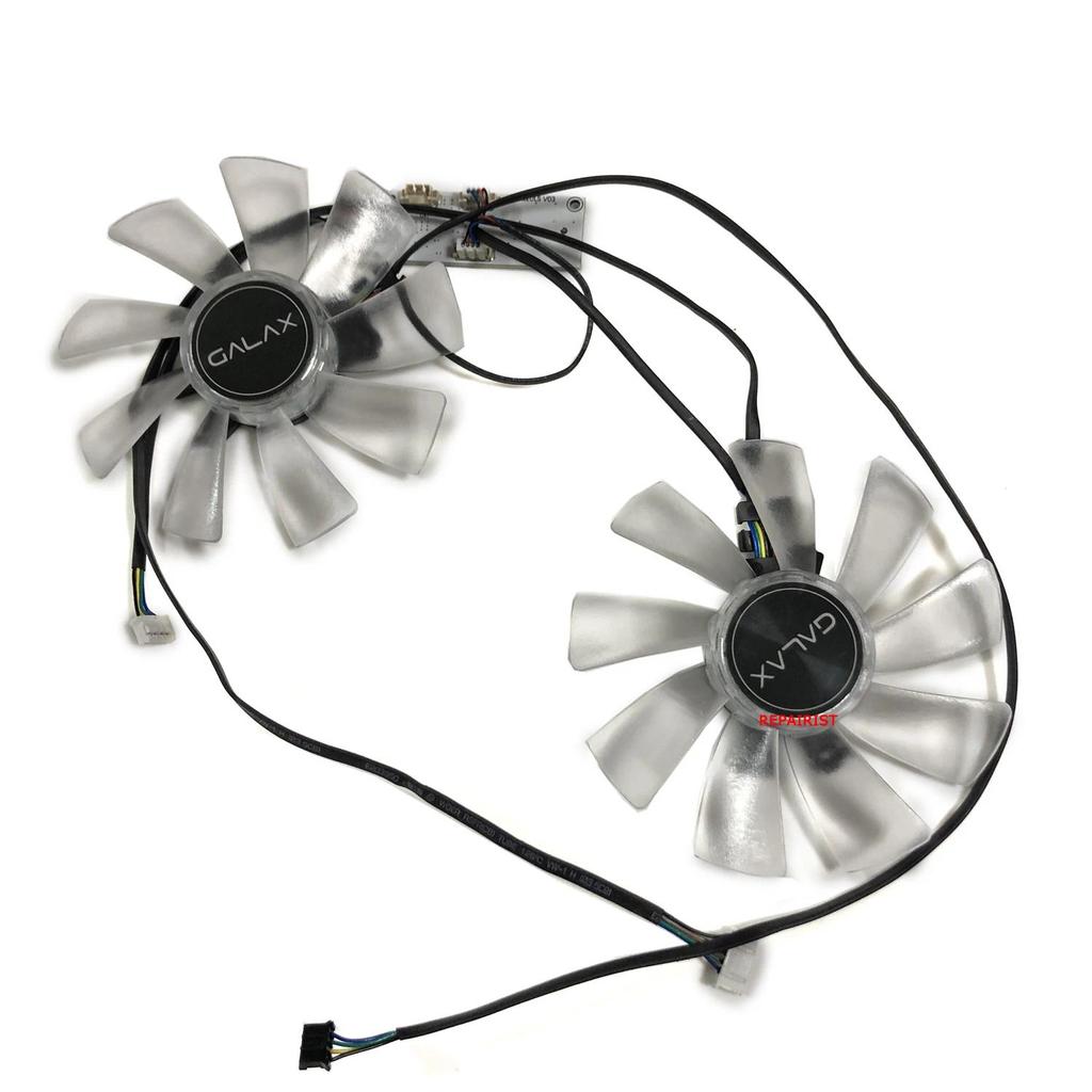 2Pcs/Set GPU Video Card Fan For Kuroutoshikou GALAKURO GK-RTX2080-E8GB GG-RTX2070SP RTX 2070 2080 20