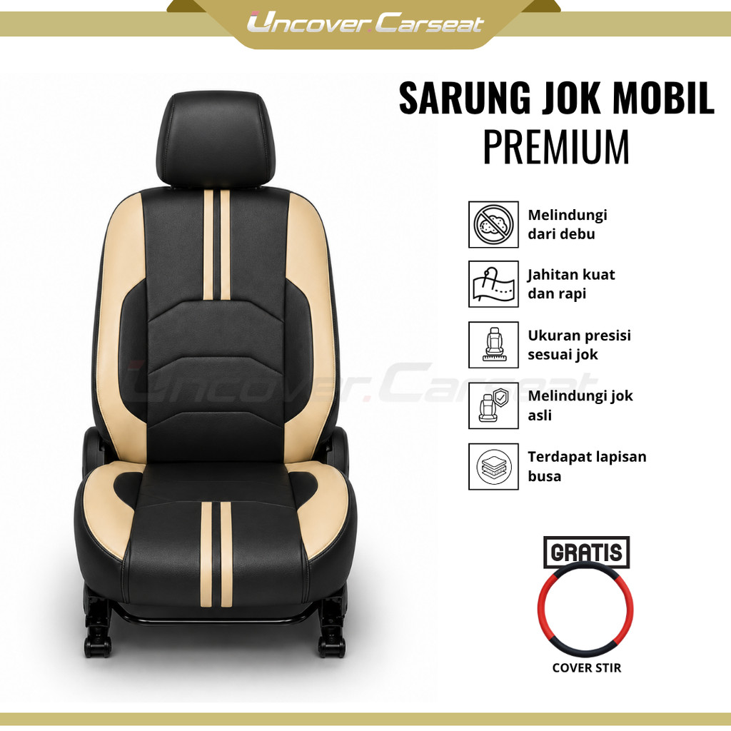 SARUNG JOK MOBIL HRV BARU  2 BARIS BAHAN MBTECH HIGH QUALITY SUPER PREMIUM