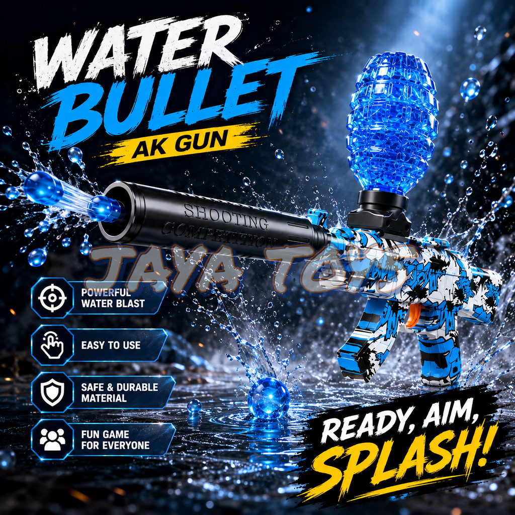 Tembak Gel Blaster Gun 92KP-T57 Water Gel Blaster Elektrik Water Gel Beads USB Rechargeable