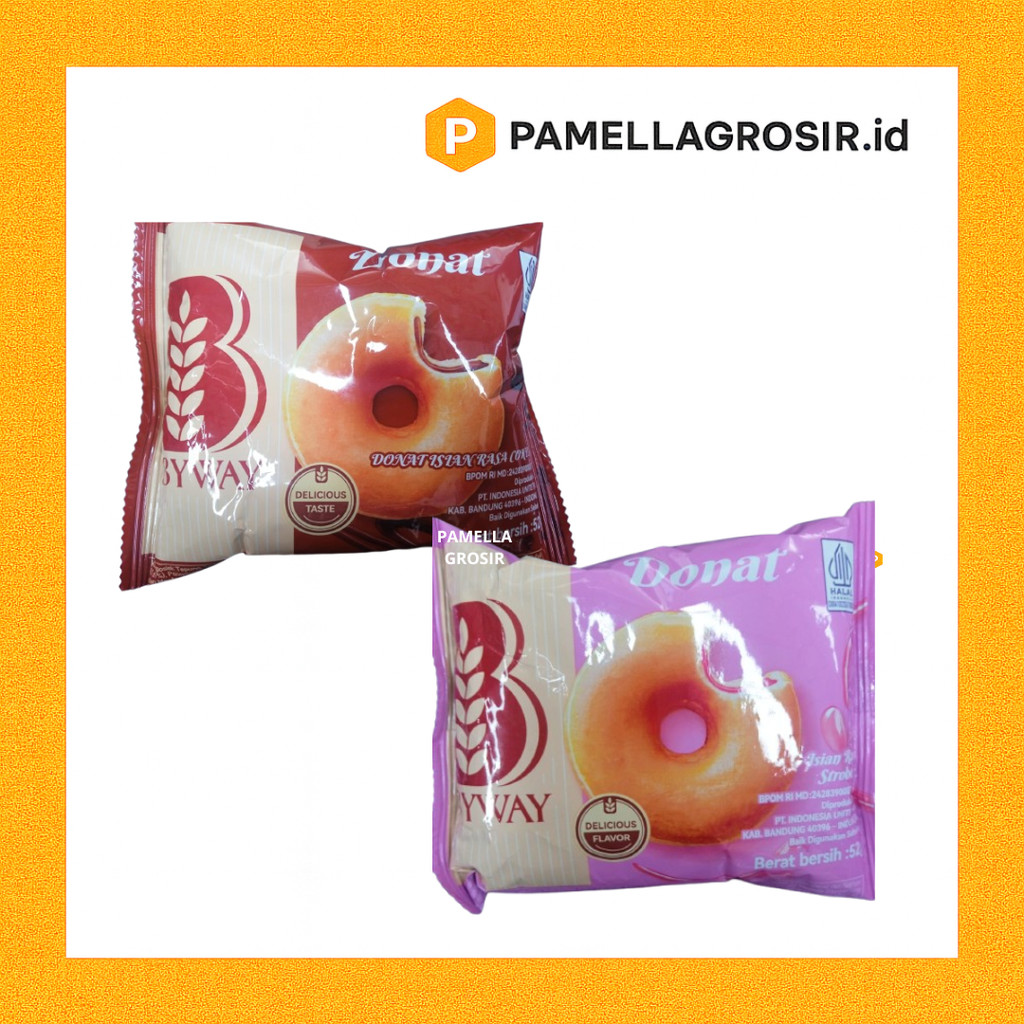 ROTI DONAT BYWAY 52 GR ALL VARIAN - BYWAY DONUT