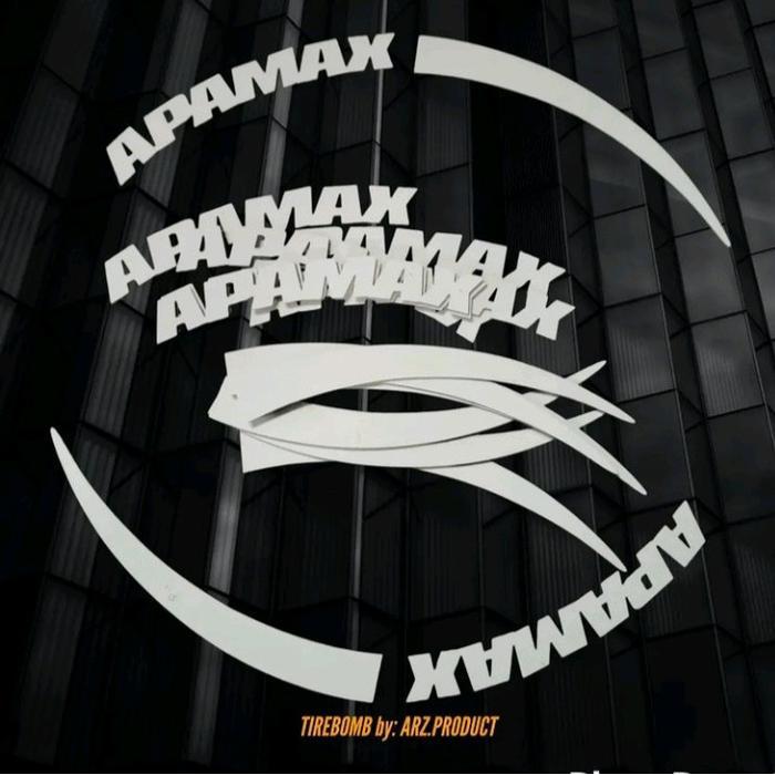 Tire Bomb / Sticker Ban Motor / Font Ban - Putih, MAXXIS RACING Terlaris