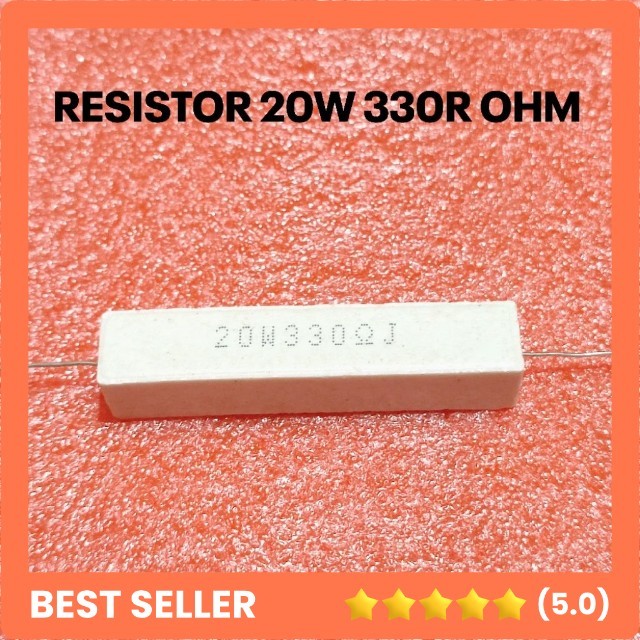 RESISTOR KAPUR 20W 20WATT 330R 330 OHM ROHS