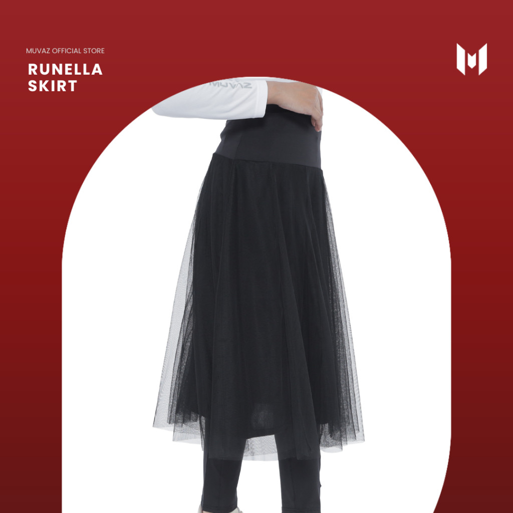 FRANKSTAR  Muvaz Runella Skirt - Rok Olahraga Model Tutu panjang 75cm