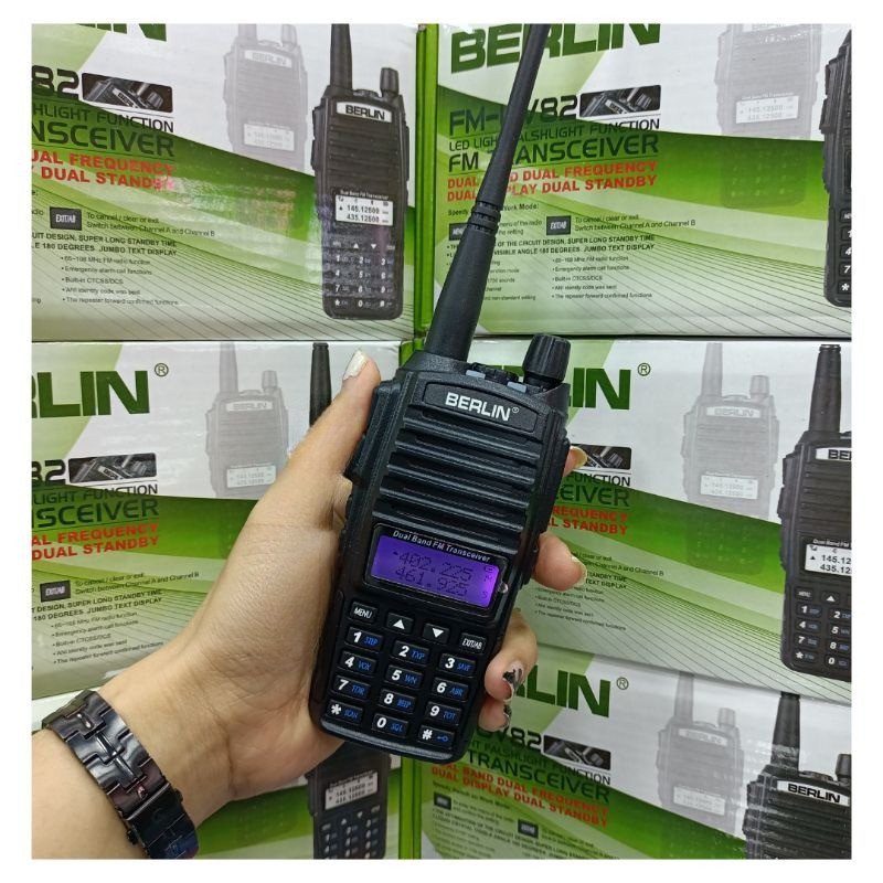 HT BERLIN UV82 DUAL BAND POWER 5 WATT JARAK 5 KM