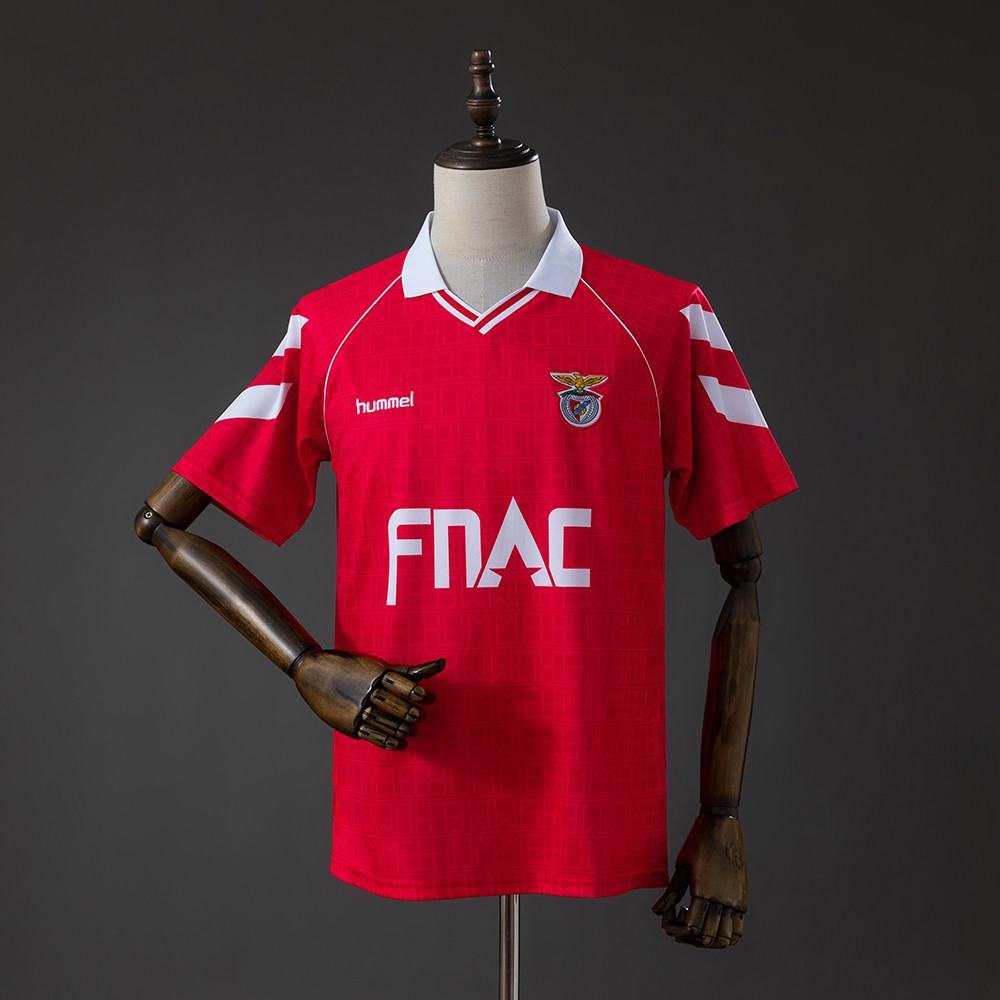 Jersey Benfica 90/91 Home Retro A232 T shirt pria