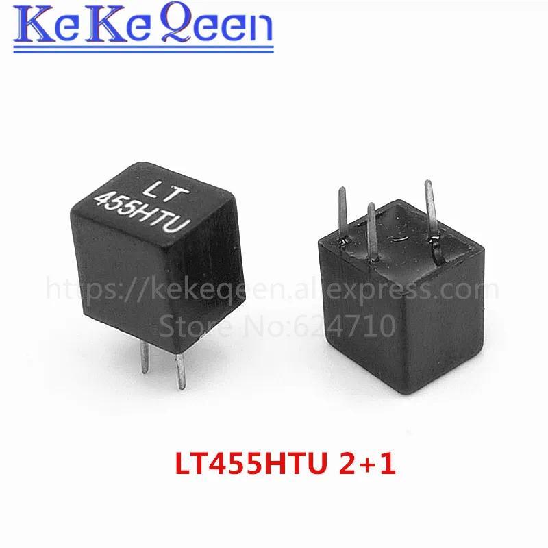 10pcslot New and Original LT455HTU LT455HU 455K 455H 1+2 P3 Ceramic Filter for Communication Signal 