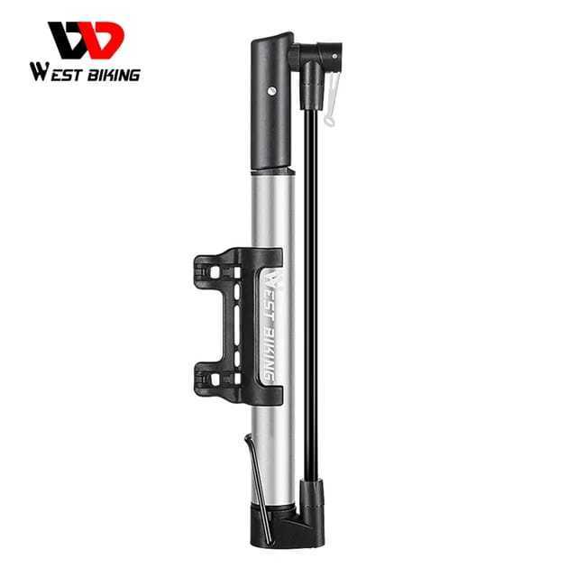 Foto West Biking Pompa pump Angin Mini ban sepeda portabel presta schrader 120 PSI