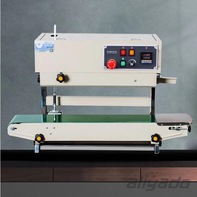Mesin Sealer Kembung Isi Nitrogen Continuous band Sealer Press Plastik Otomatis