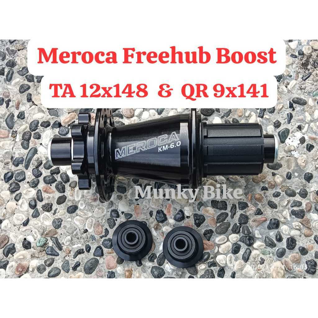 Foto Freehub Meroca KM-6.0 Boost TA 12x148 Qr 9 x 141 mm 32 hole Belakang only 6 Pawls Bearing Tawon KM 6.0