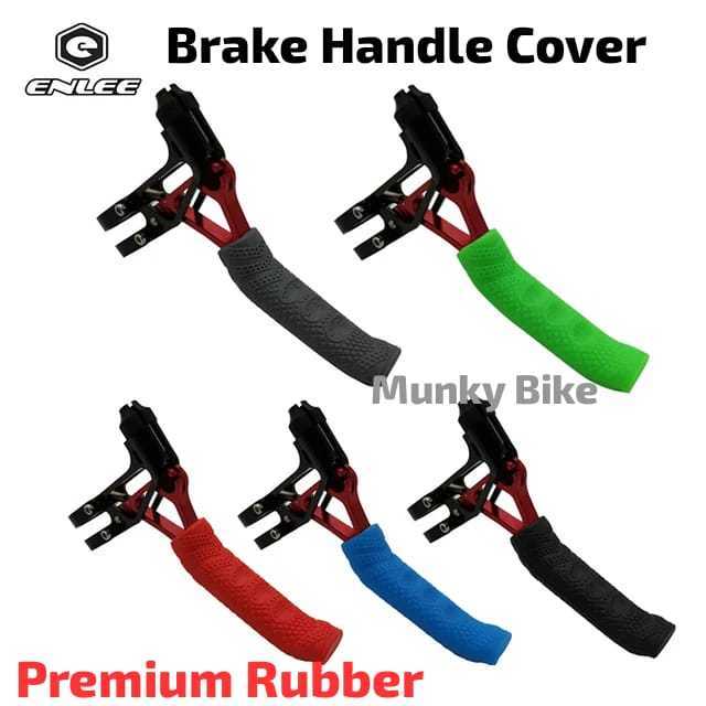 Foto Enlee Sarung Cover Silikon Karet Rubber Handle Rem Sepeda Brake Lever Premium