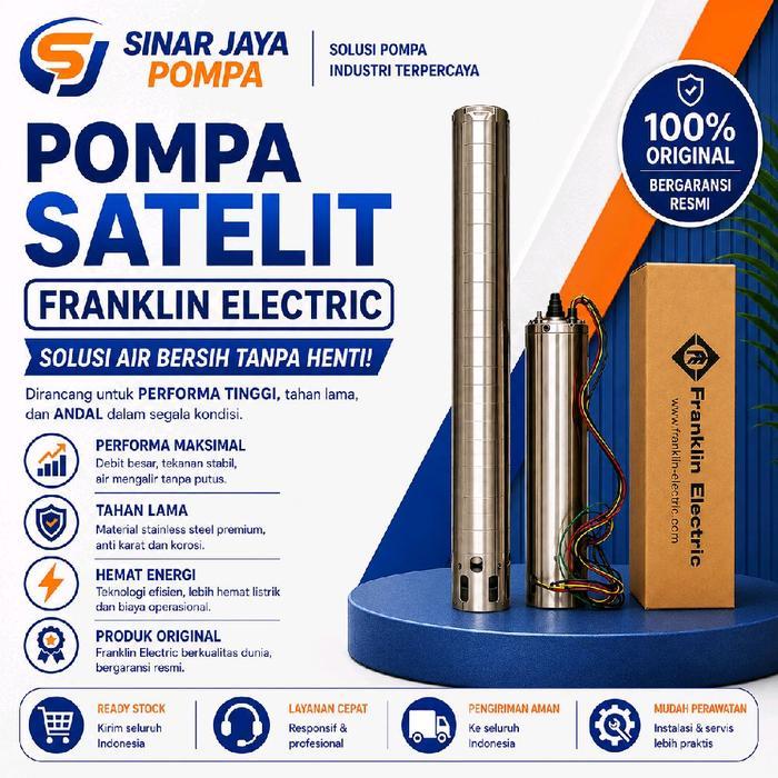 Pompa satelit Franklin 5.5hp 3phase 4ASP8/25 SUBMERSIBLE FRANKLIN - Pompa Only - Pompa Only