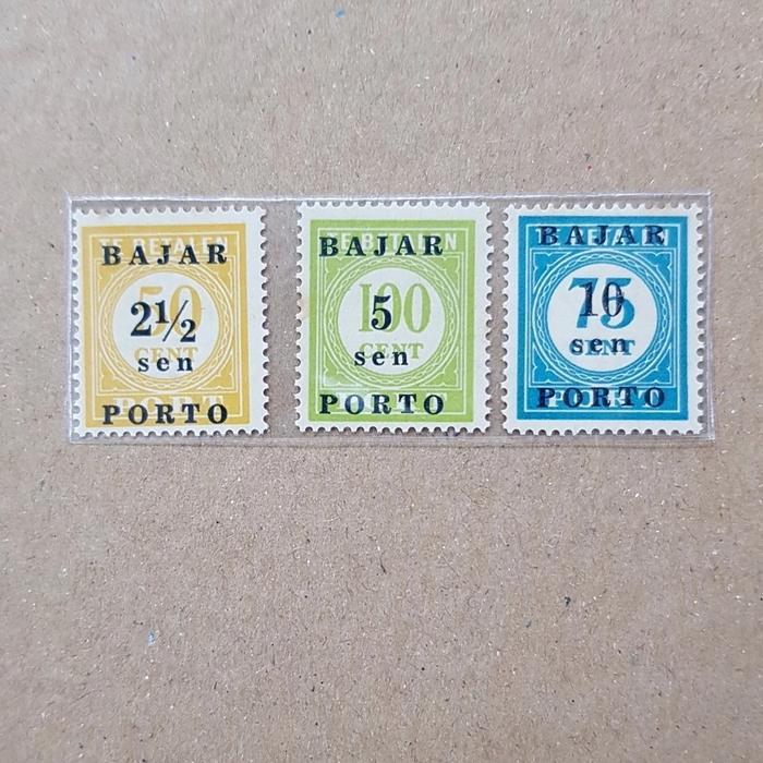 Prangko INDONESIA. PORTO 1950 ~ Perangko DENDA