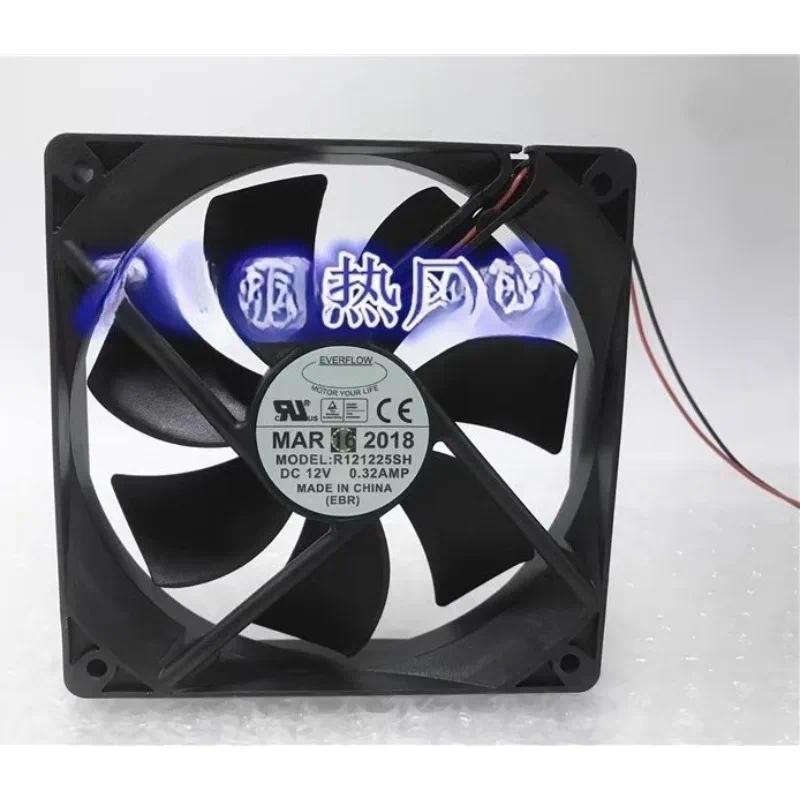 New Cooling Fan for EVERFLOW R121225SH MAR 12V 032AMP 12025 Inverter Cooling Fan 120 * 120 * 25MM