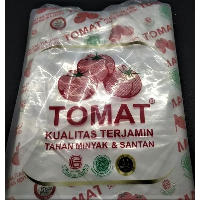 Plastik PE Tomat 500 gram 12 x 25 / Kantong Plastik Polos 12 x 25