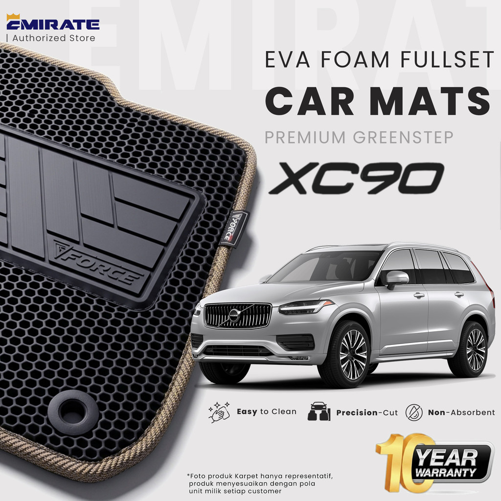 Karpet Mobil Volvo XC90 EVA Force Fullset / Volvo XC90 Car Mat