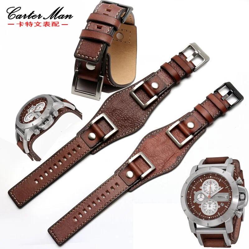 Fossil watband JR1156 JR1157 High quality watband 24mm men wat strap cowhide bracelet