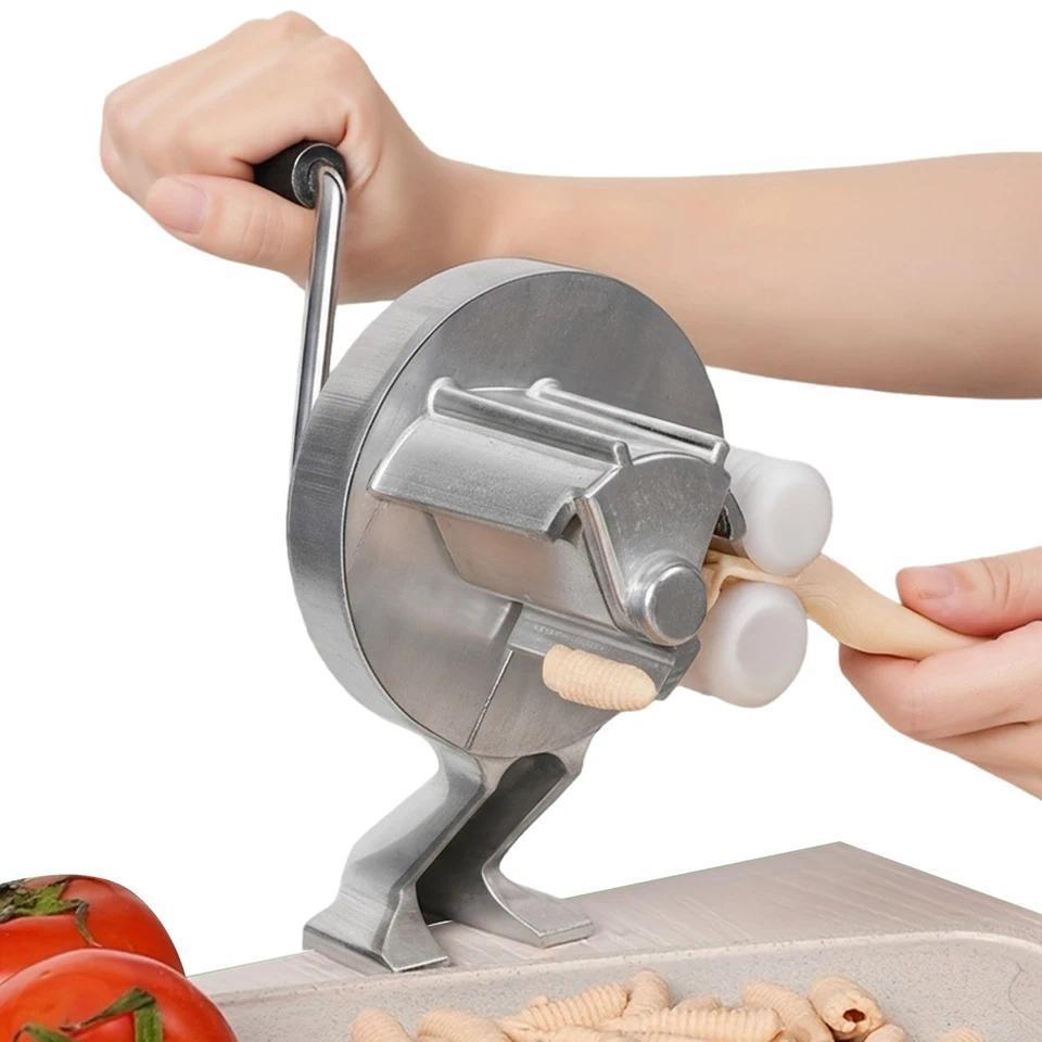 Manual Macaroni Maker Hand Crank Gnocchi Maker for Authentic Italian Pasta
