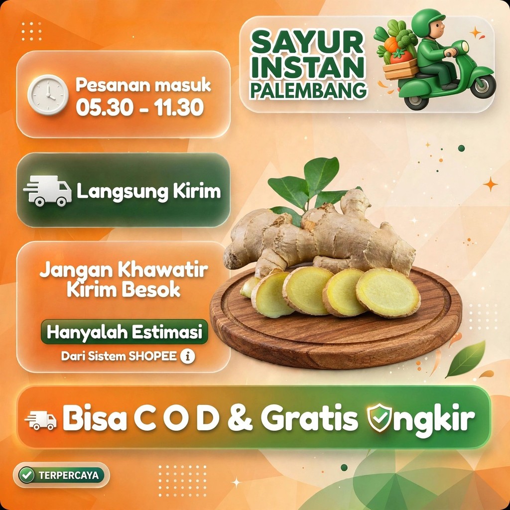 Jahe 250 Gram - Sayur Instan Palembang
