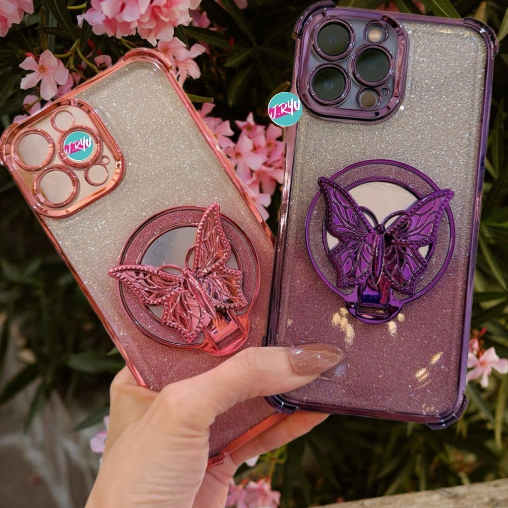 JRYU VIVO Butterfly  Mirror With Stand Holder Softcase VIVO Y31D Y31DPRO Y11D Y400 V60 LITE Y19S Y29