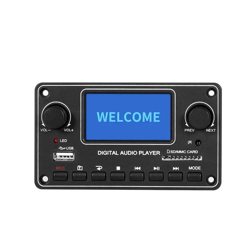 Blutooth LCD Player Board gital Auo Player USB SD BT Music MP3 Decoder Module TDM157 For Amplifier