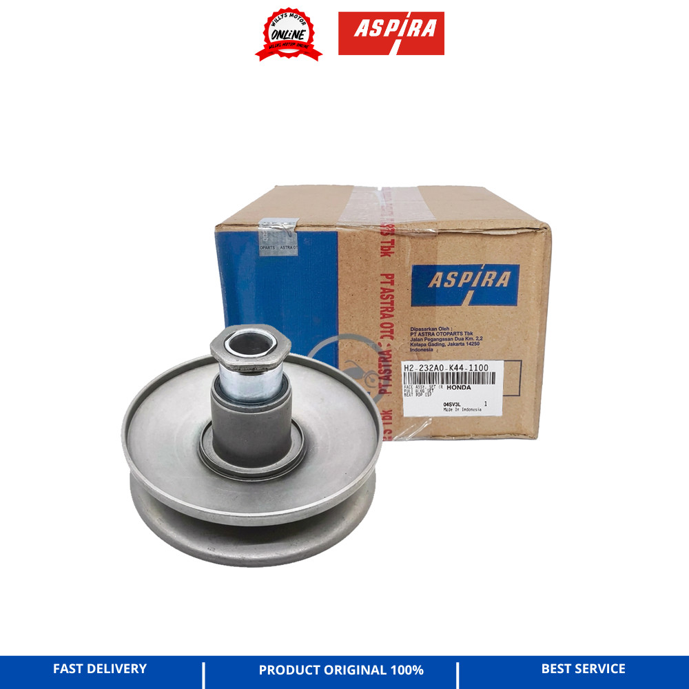 PULLY ONLY BEAT POP BEAT ESP K44 ASPIRA H2-232A0-K44-1100 PULLI ONLY PULLEY BELAKANG
