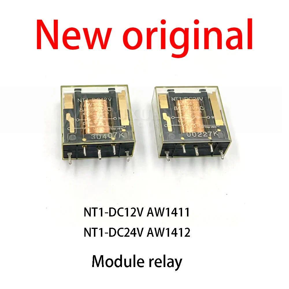 10PcsLot New original NT1DC12V AW1411 NT1DC24V AW1412  Module relay