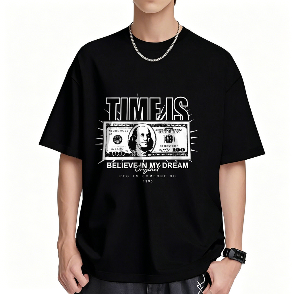 Kaos Pria Distro Original 100 Kaos Lengan Pendek T Shirt Unisex Kaos Sablon Retro Amerika Believe In