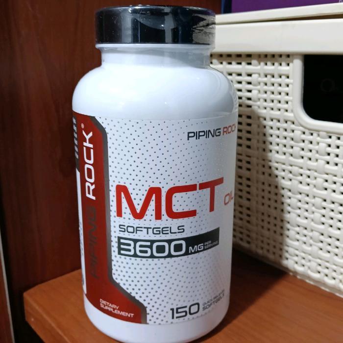 Pipingrock MCT Oil 3600mg 3600 mg piping rock 150 softgels